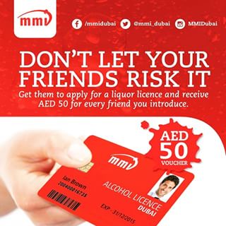 Dubai liquor license