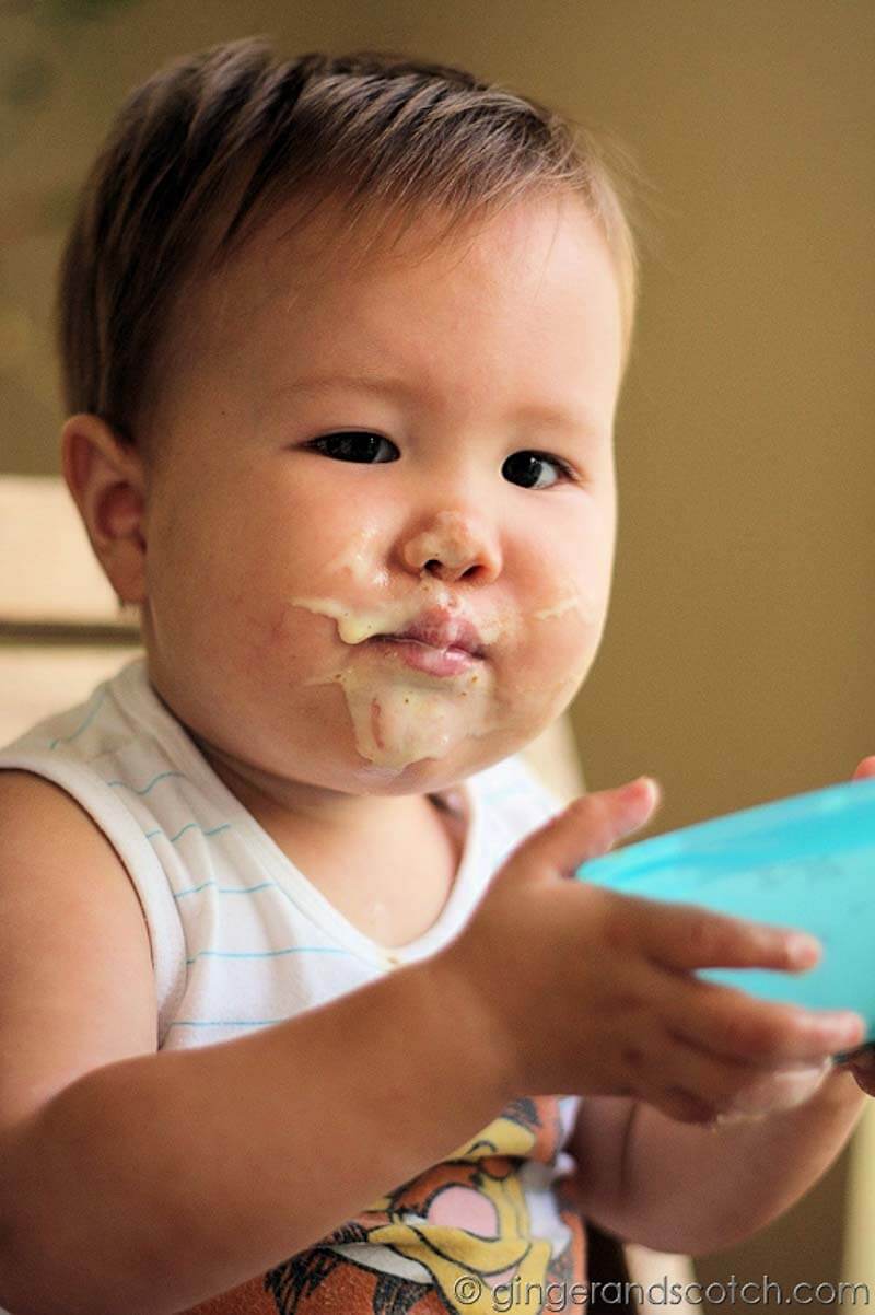 “Mmm, that was good mama. Happy Mother’s Day!”