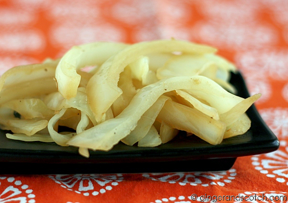 Ginger and Scotch Cabbage Ginger and Scotch Cabbage