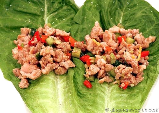 Spicy Chicken Lettuce Wraps Spicy Chicken Lettuce Wraps