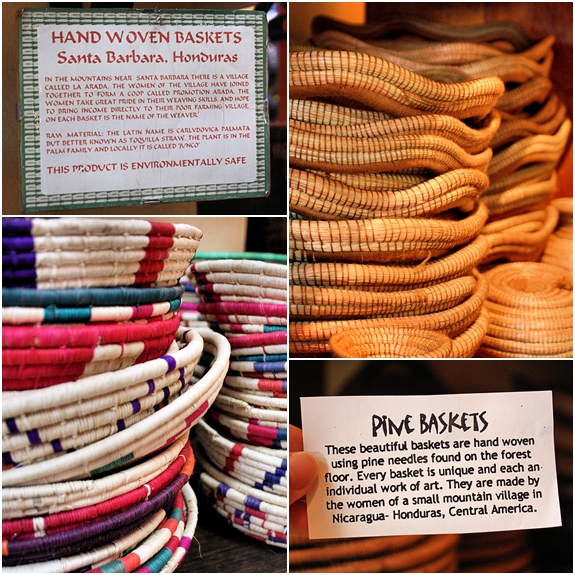 Pine and Hand Woven Baskets Pine and Hand Woven Baskets
