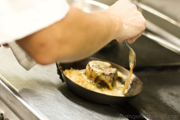 More basting with butter