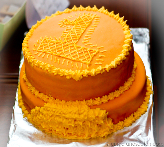 Layered Fondant Cake Layered Fondant Cake