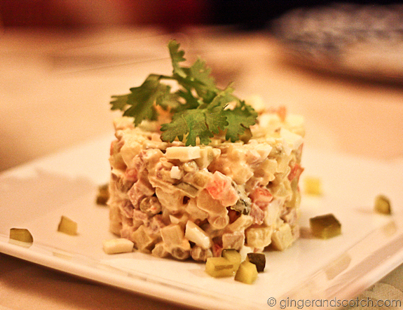 Olivie salad Olivie salad