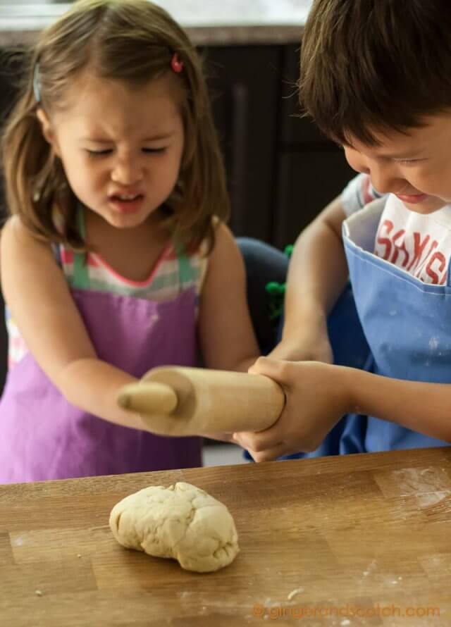 Having fun with ramen dough